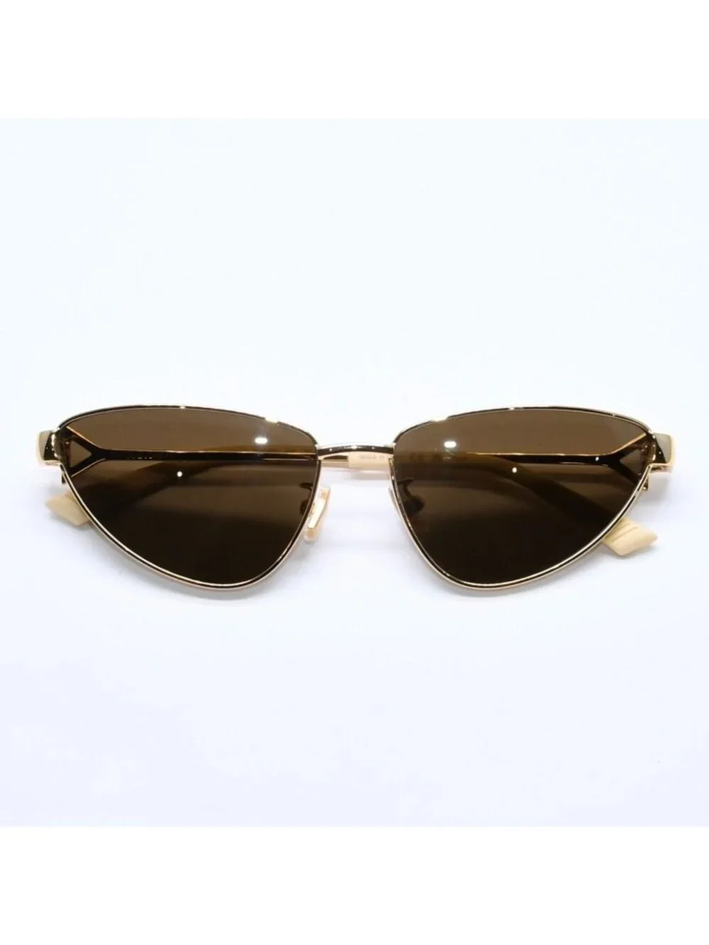 Bottega Veneta Sunglasses Eyewear 002 59 Black Gold Ivory